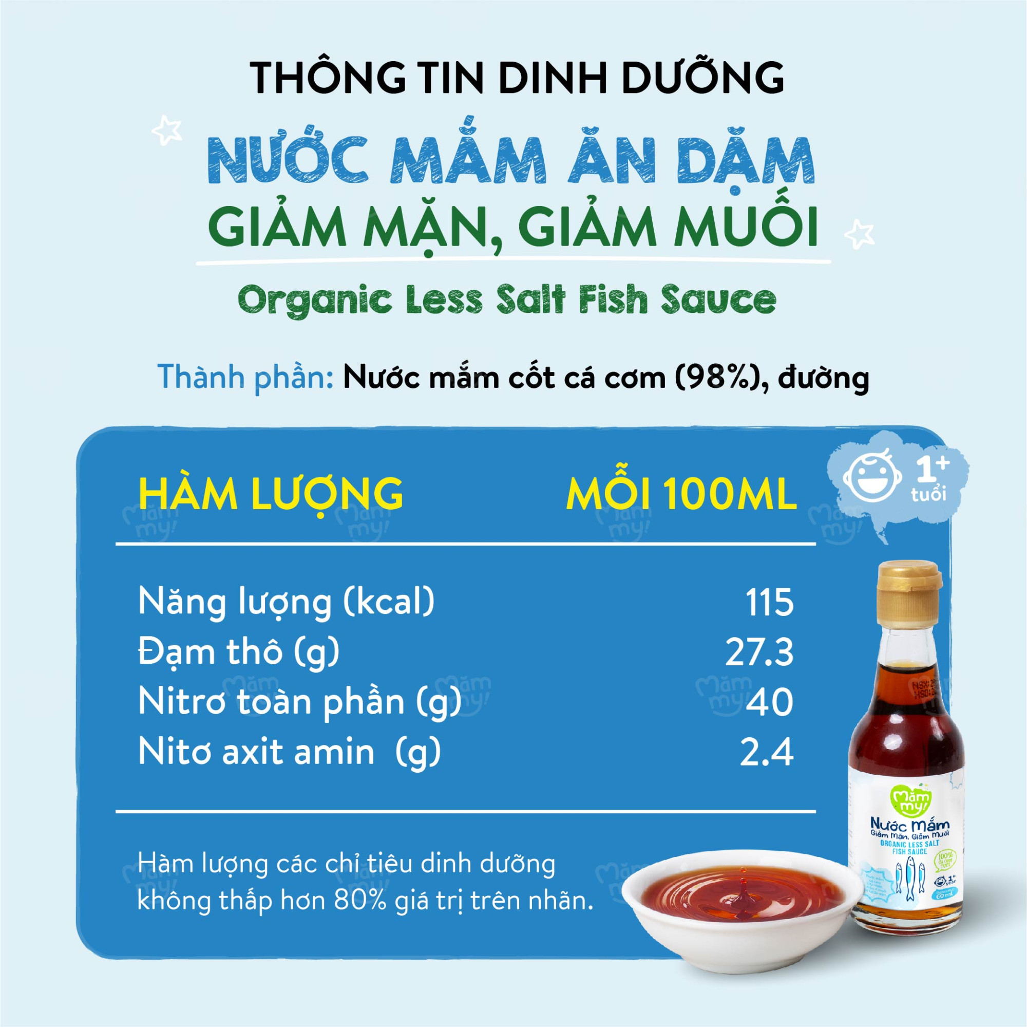 MAMMY - 1Y+NƯỚC MẮM GIẢM MUỐI