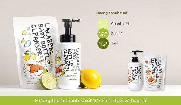 K-MOM - GEL RỬA BÌNH THUẦN CHAY LALABEBE