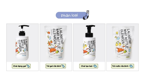 K-MOM - GEL RỬA BÌNH THUẦN CHAY LALABEBE
