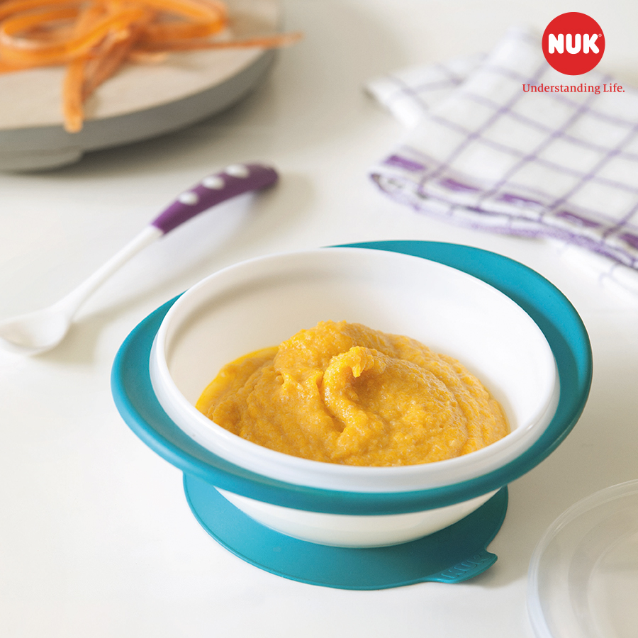 NUK - BÁT ĂN CHỐNG ĐỔ CÓ NẮP