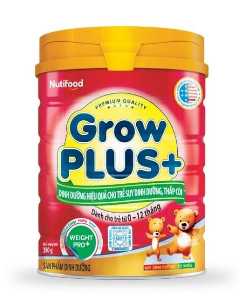 NUTIFOOD - SỮA BỘT GROWPUS+ĐỎ-SUY DINH DƯỠNG THẤP CÒI