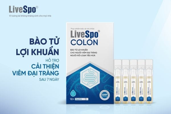 LIVESPO - 2Y+BÀO TỬ LỢI KHUẨN COLON CHO NGƯỜI VIÊM ĐẠI TRÀNG RỐI LOẠN TIÊU HÓA