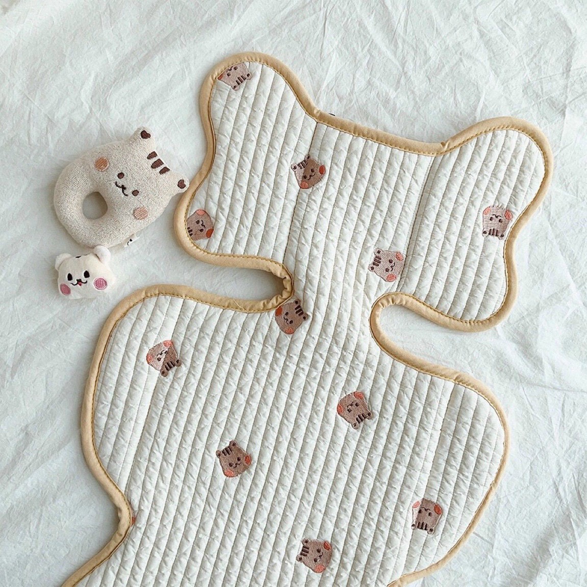 VBB - LÓT XE ĐẨY COTTON HỌA TIẾT ĐỘNG VẬT