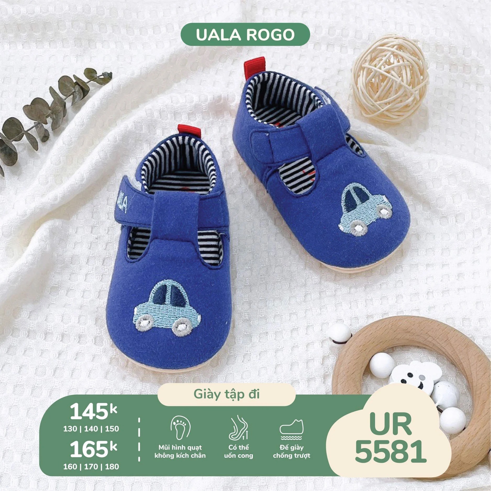 UALA ROGO Giày tập đi hoạ tiết(130-180)