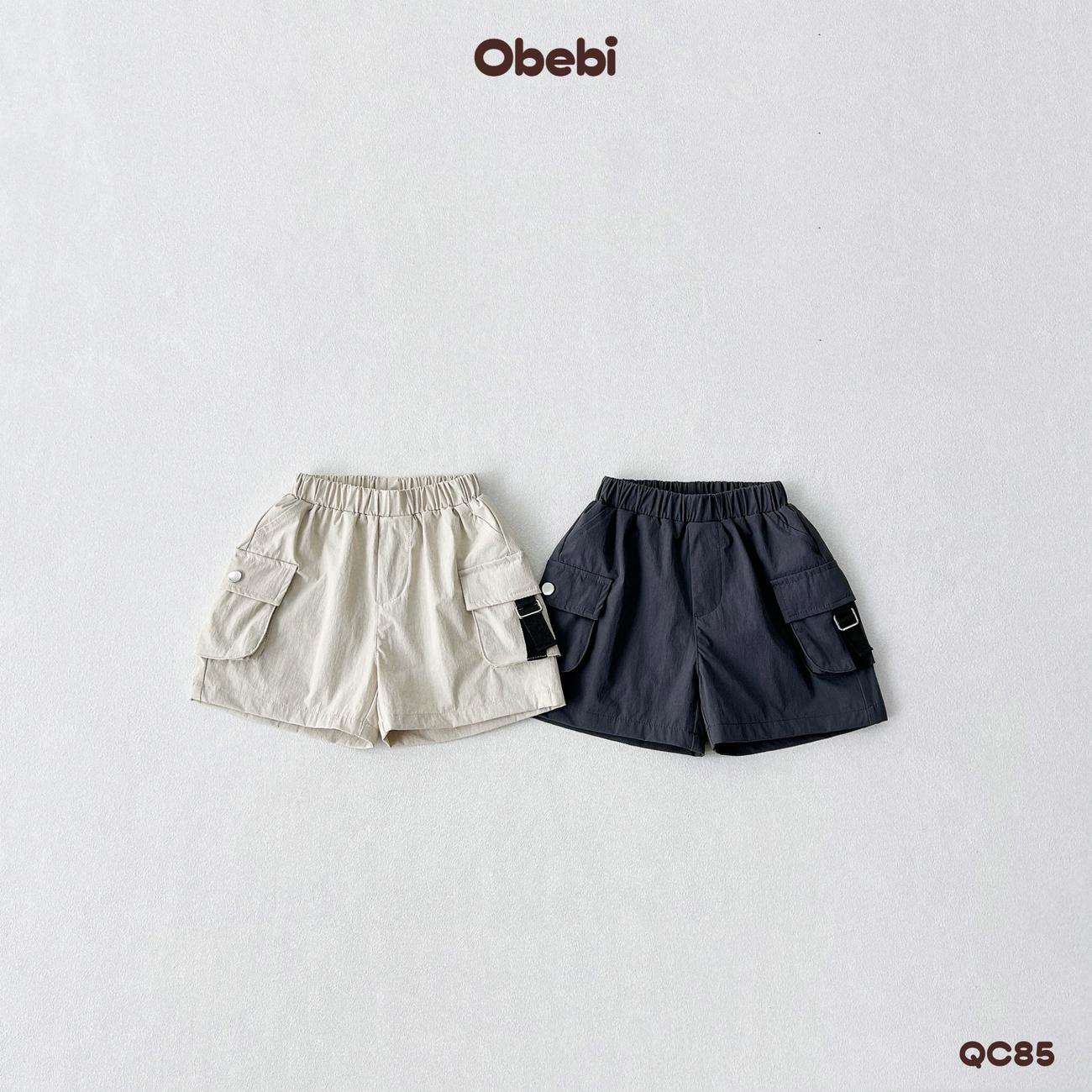 OBEBI - Quần gió lửng túi ốp OBEBI (73-120)
