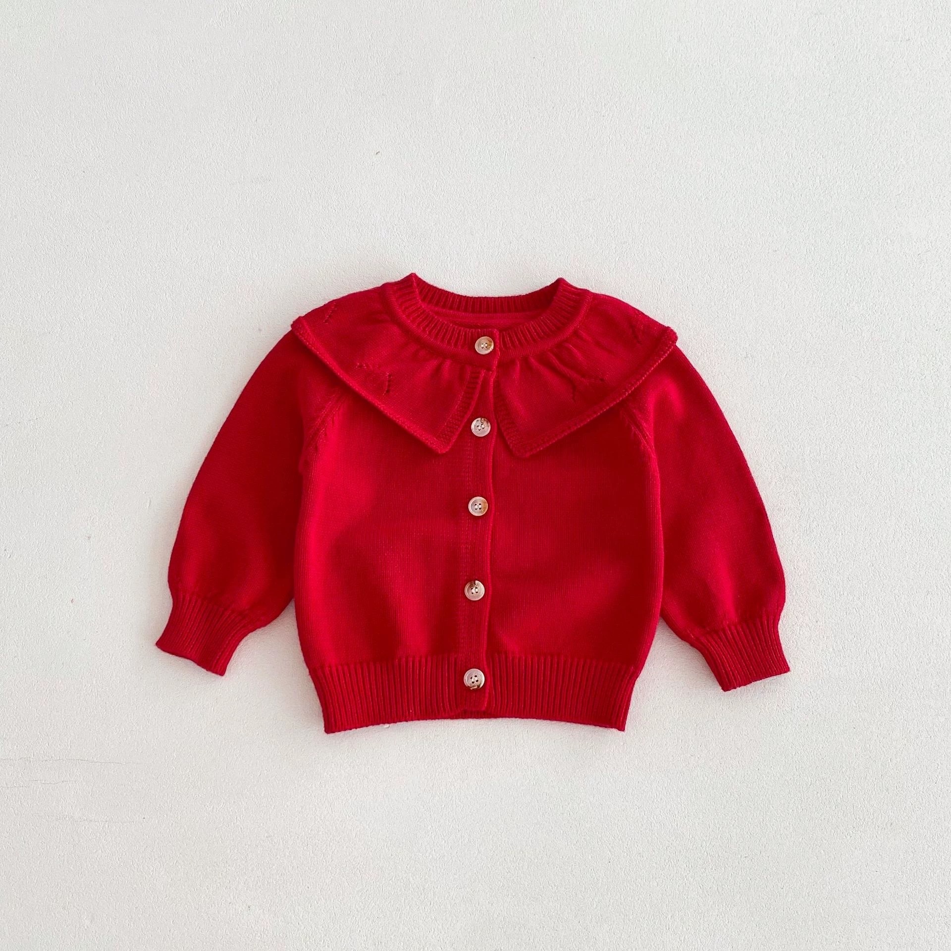 LB - Áo cardigan len cổ sen (80-130)