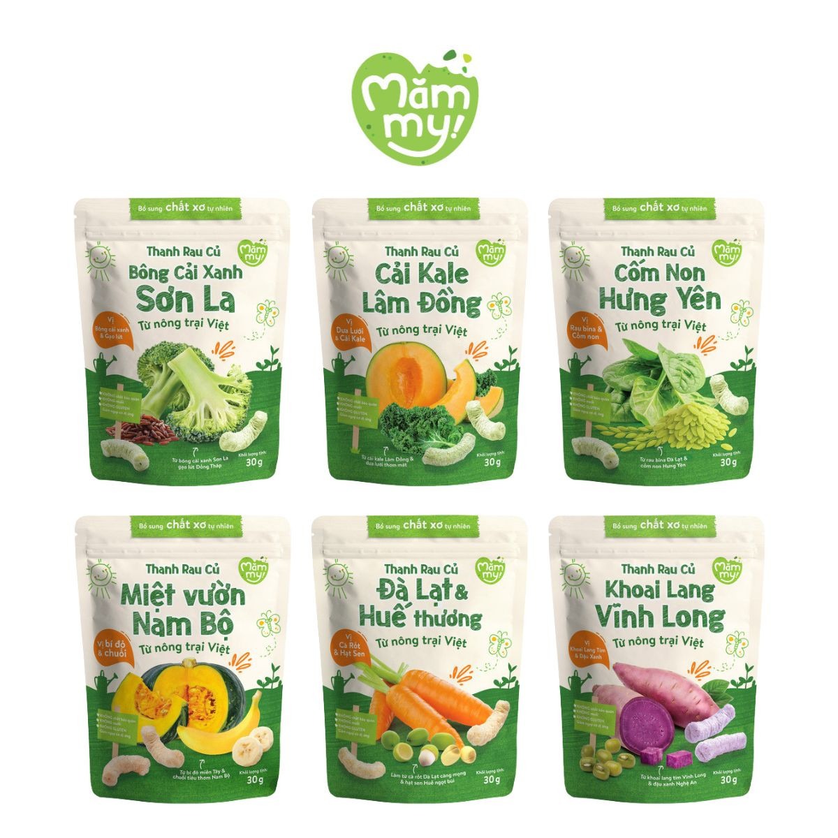 MAMMY - 6M+BÁNH THANH RAU CỦ