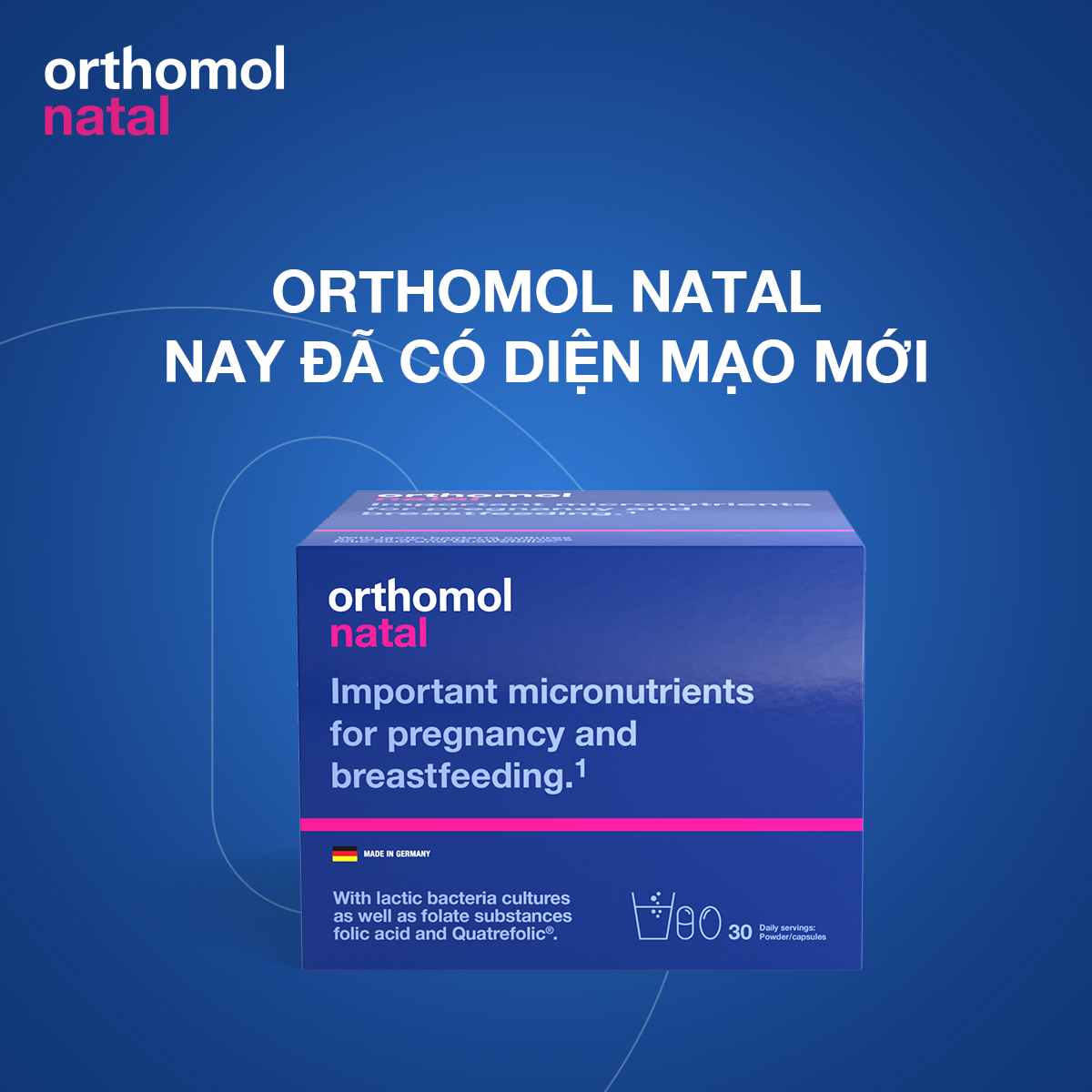 ORTHOMOL - VITAMIN BỔ BẦU TÀI PHIỆT NATAL NHẬP KHẨU CHÍNH HÃNG