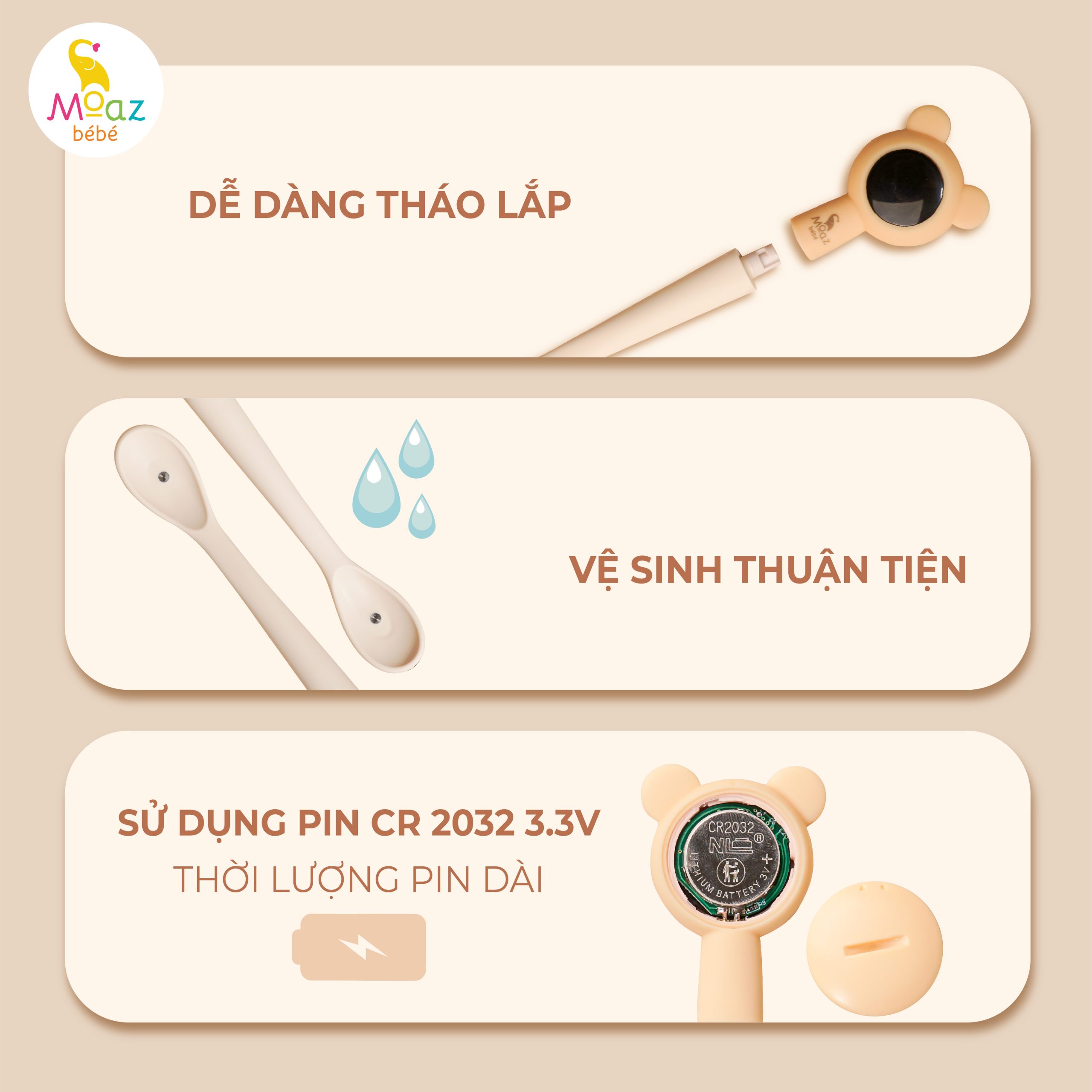 MOAZ - THÌA ĂN BÁO NHIỆT MB-086