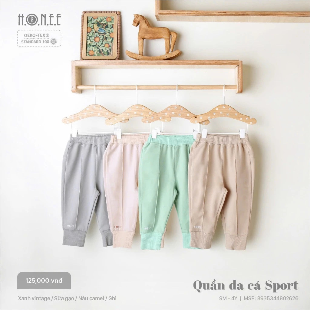 HRNEE - Quần da ca SPORT (9M-4Y)