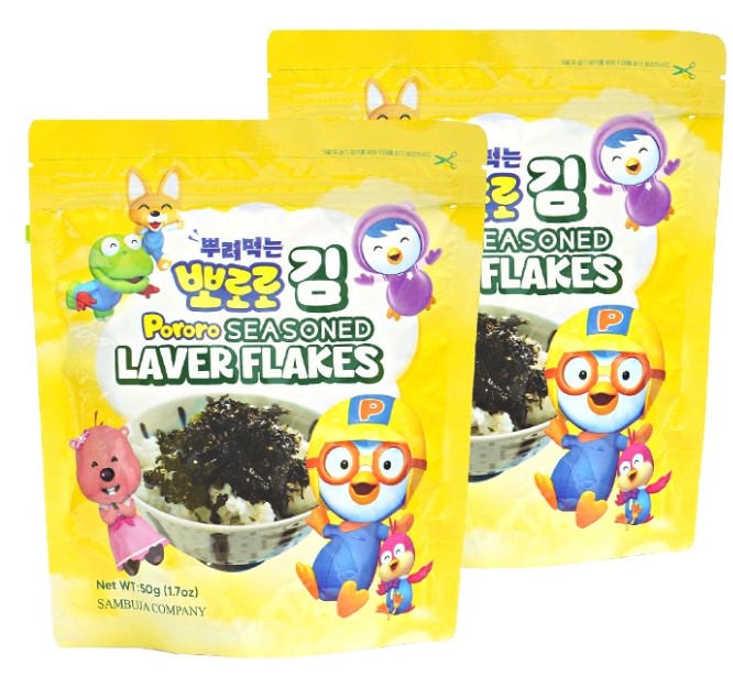 PORORO - 1Y+RONG BIỂN RẮC CƠM SEASONED LAVER FLAKES
