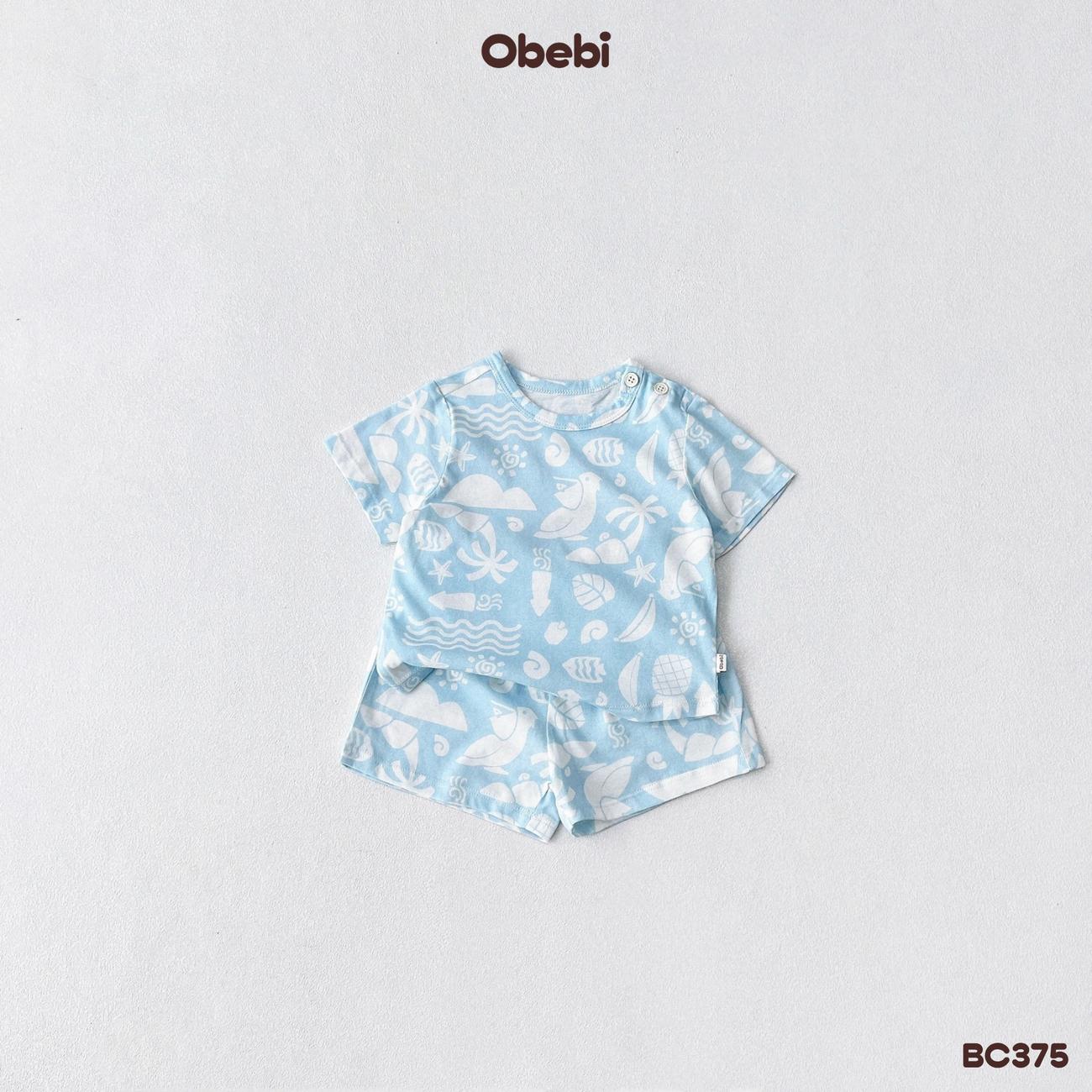 OBEBI - Bộ cộc hoạt tiết biển cả OBEBI (66-120)
