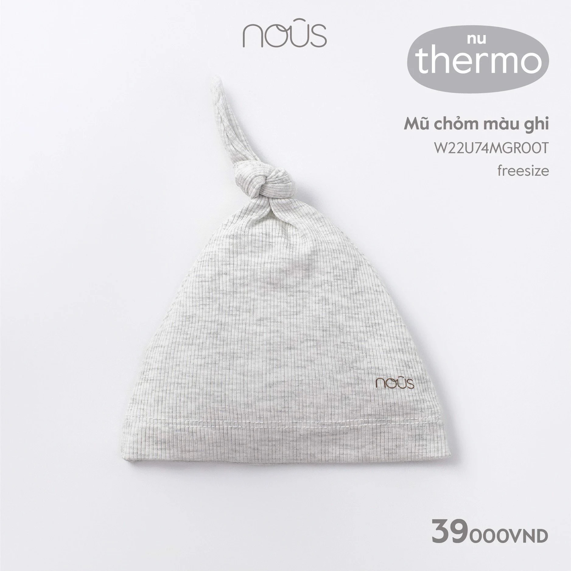 NOUS - MŨ CHỎM FREE SIZE CÁC MÀU