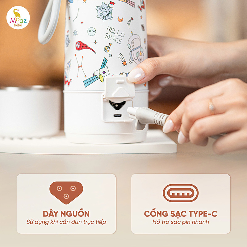 MOAZ - BÌNH ĐUN NƯỚC XÁCH TAY UNIVERSE MB-058