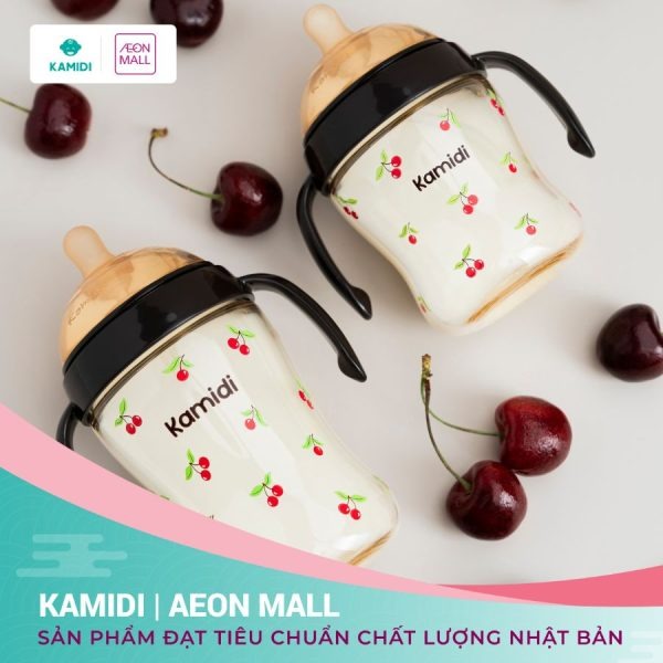 KAMIDI - BÌNH SỮA NHỰA HỌA TIẾT