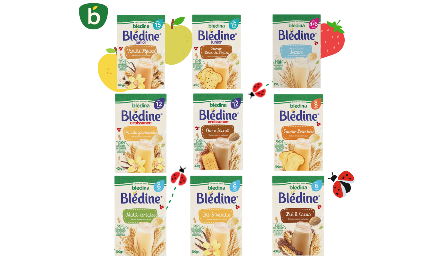 BLEDINA - BỘT LẮC SỮA