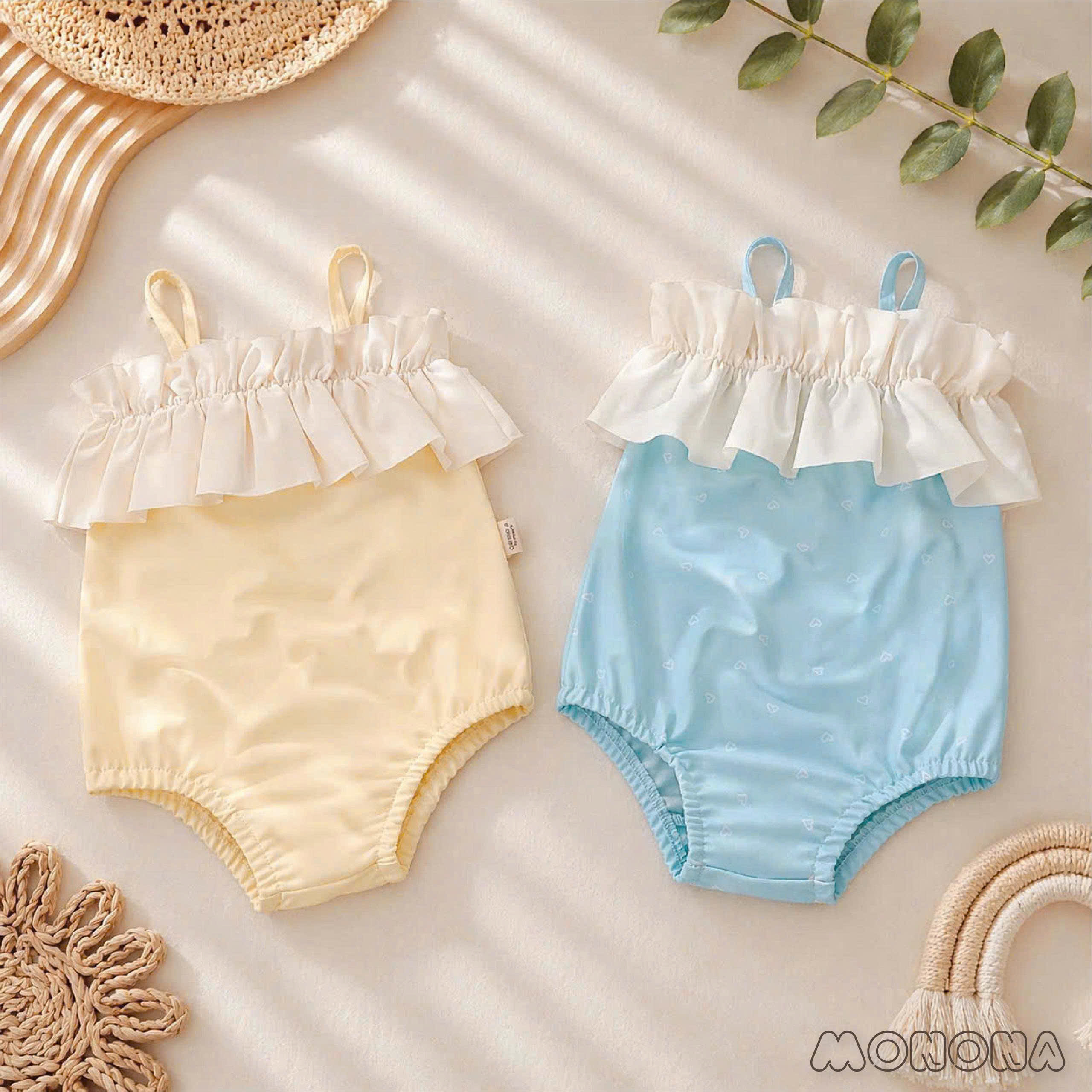 MONONA - BỘ BƠI BÉ GÁI BÈO 2 DÂY (80-100)