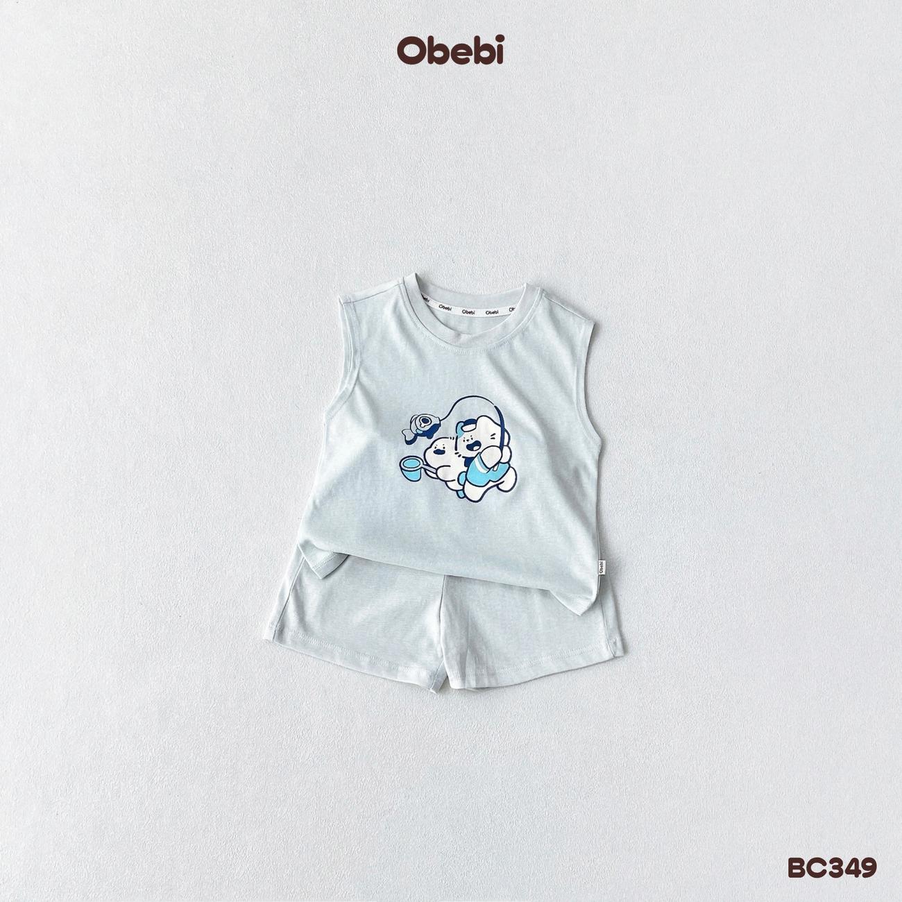 OBEBI - Bộ ba lỗ họa tiết câu cá đáng yêu OBEBI (73-120)