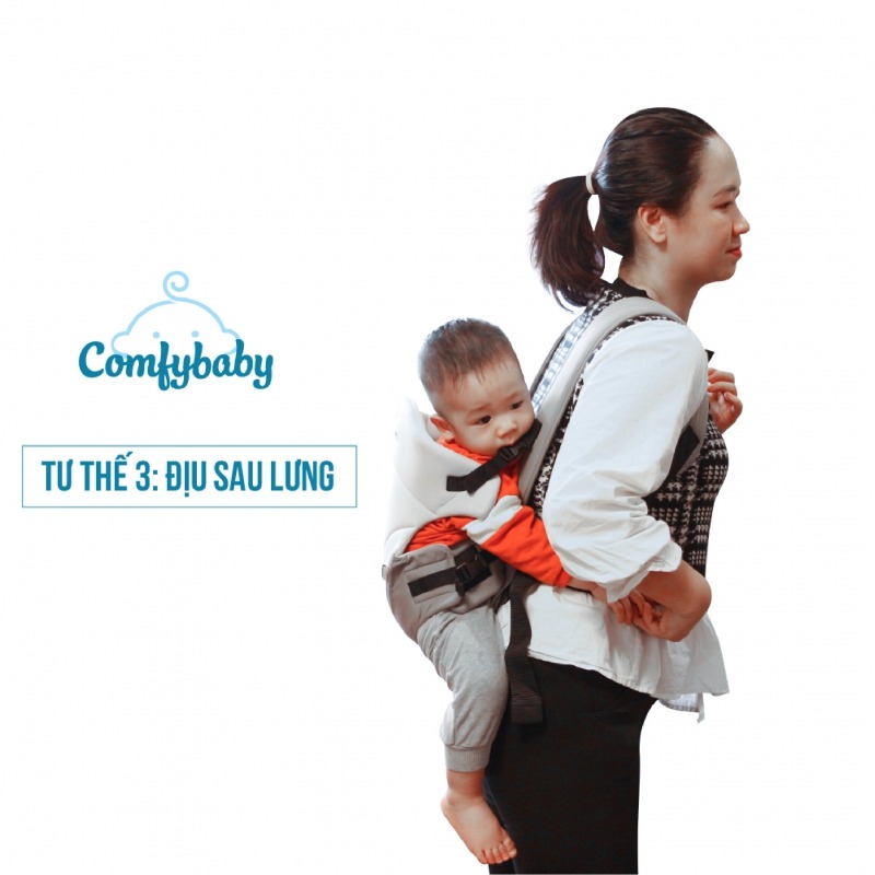 COMFYBABY - ĐỊU 3 TƯ THẾ 0820-CF-BK010