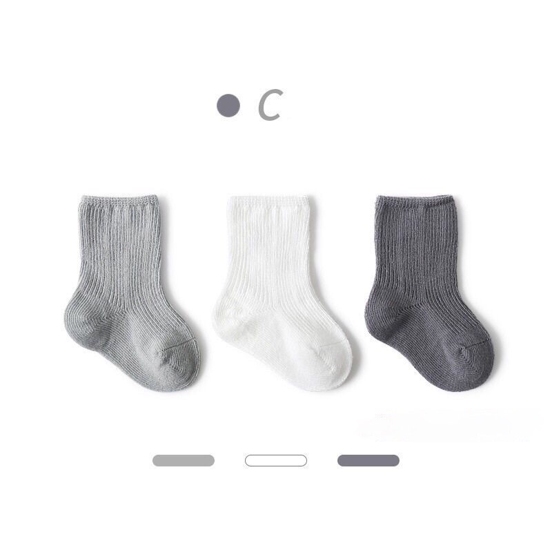 MIM Set 3 đôi tất trơn(Xs-M)