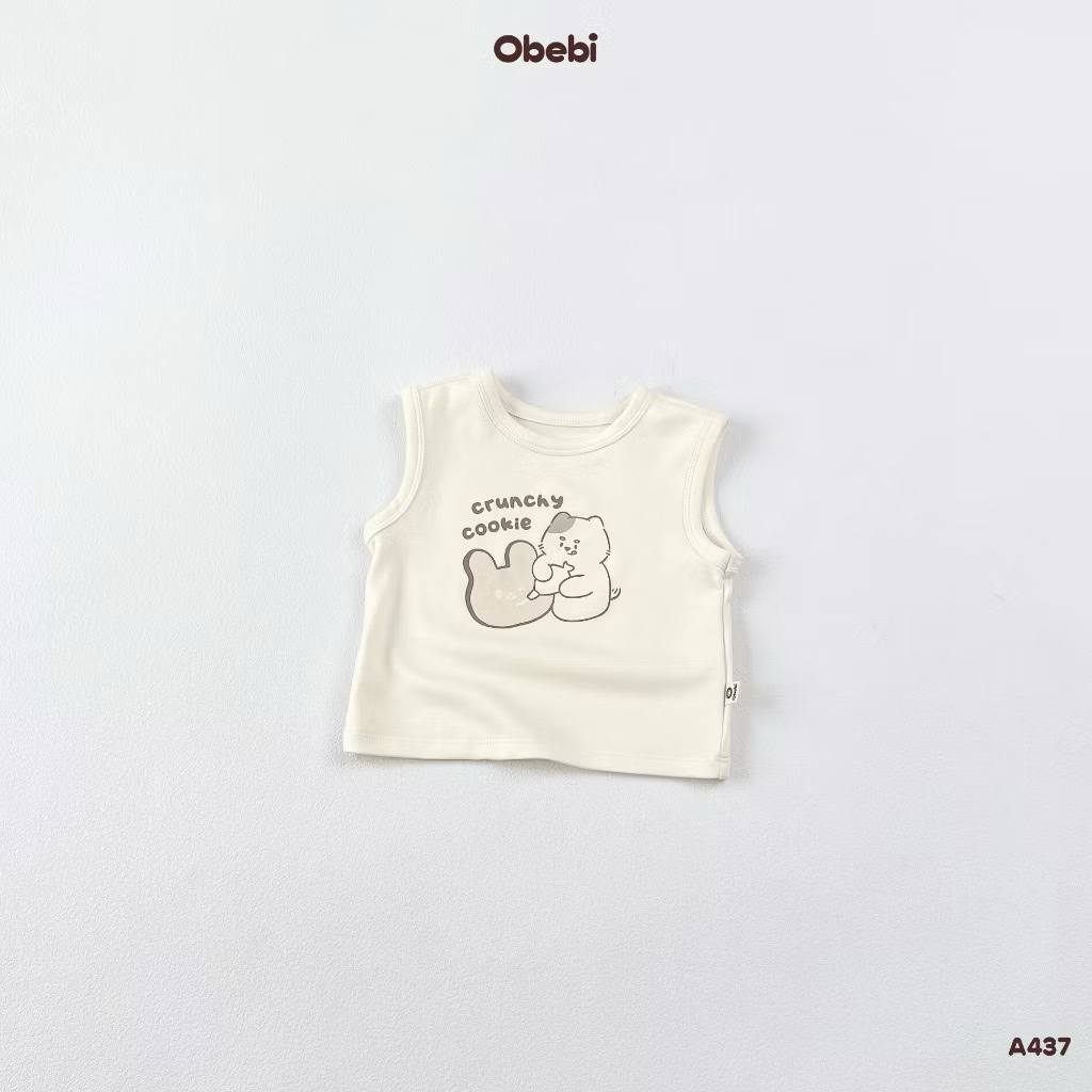OBEBI - Áo ba lỗ Gấu Thỏ (66-110)