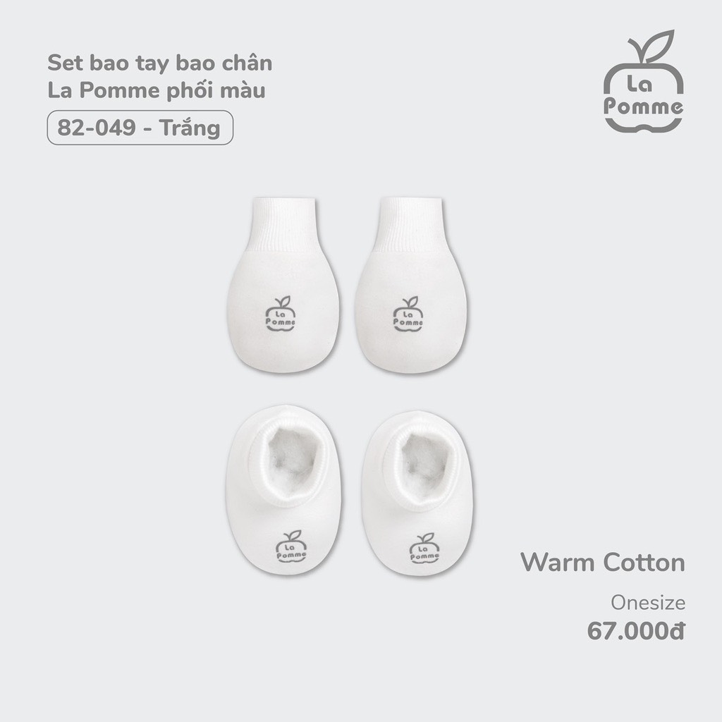 LA POMME Set bao tay bao chân