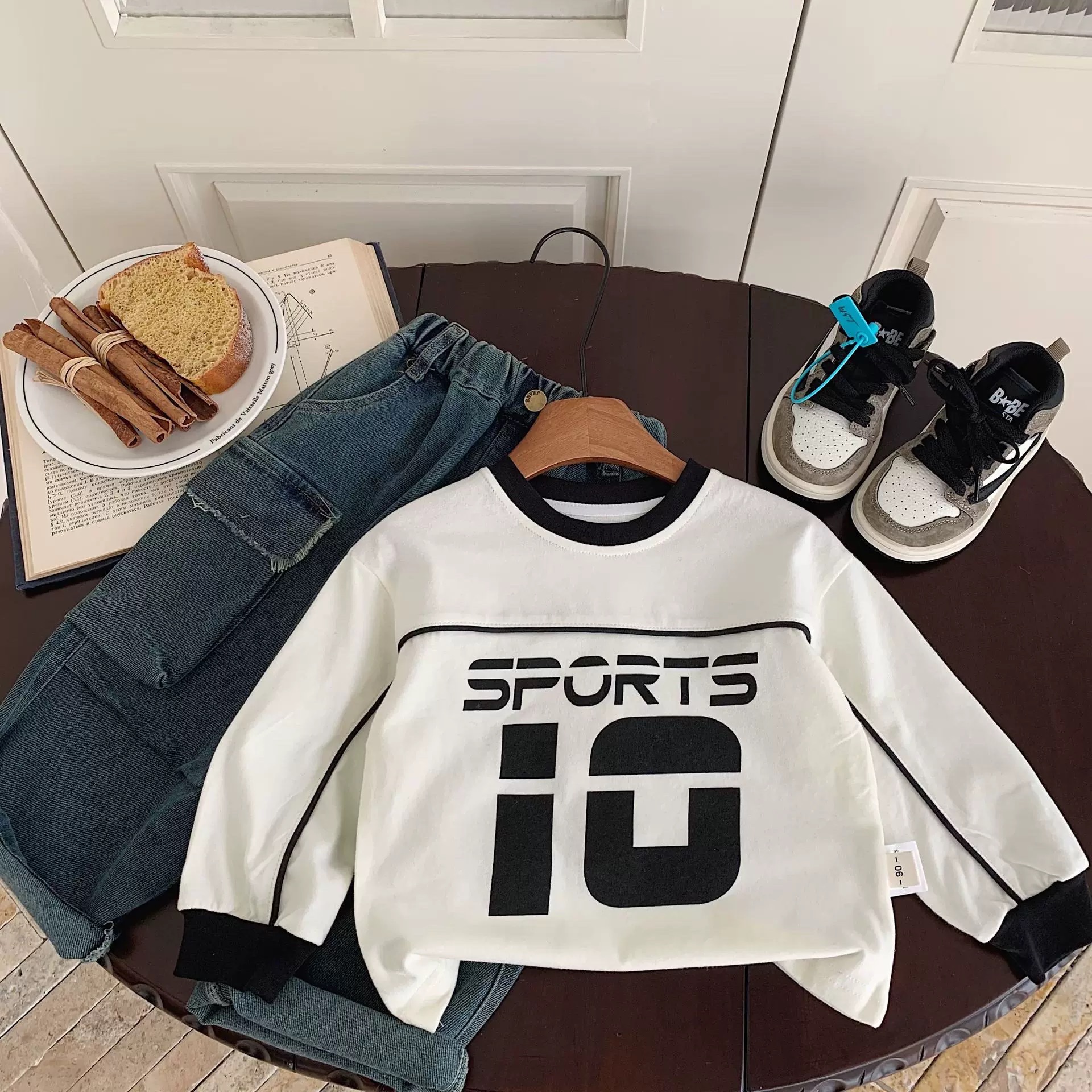 TL - Áo phông trắng SPORT số 10(90-140)