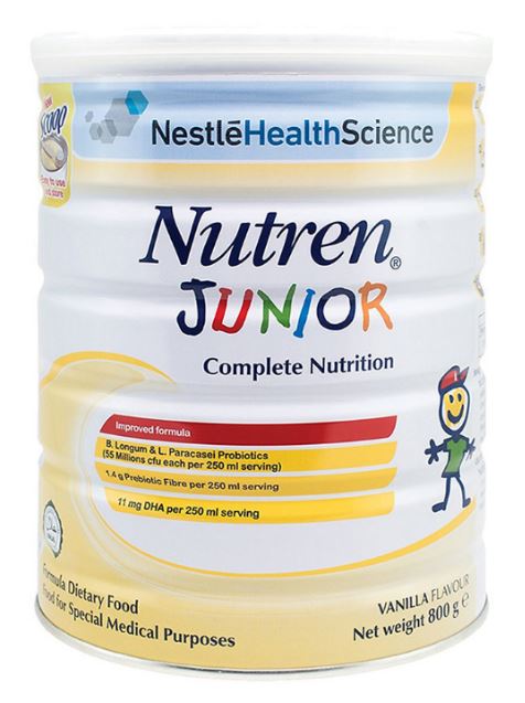 NESTLE - 1Y+SỮA BỘT TĂNG CÂN NUTREN JUNIOR THỤY SĨ
