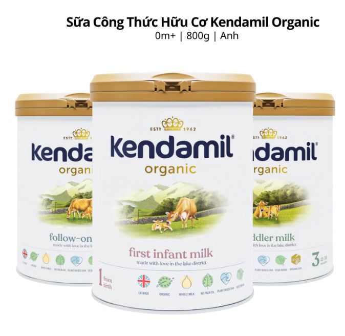 KENDAMIL - SỮA BỘT HỮU CƠ ORGANIC