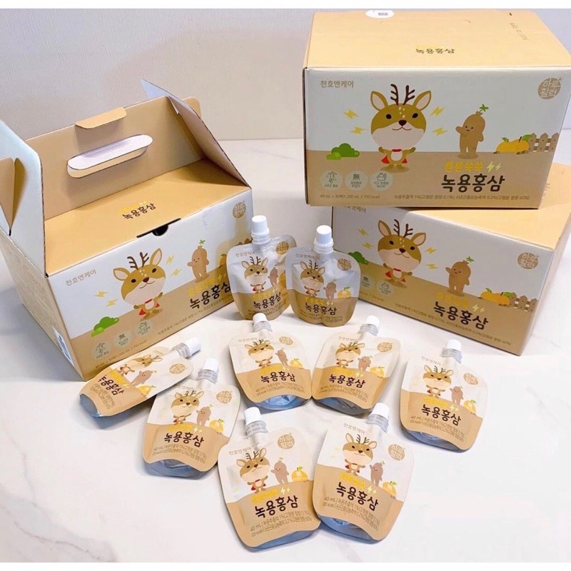 CHUNHO - 2Y+NƯỚC HỒNG SÂM NHUNG HƯƠU