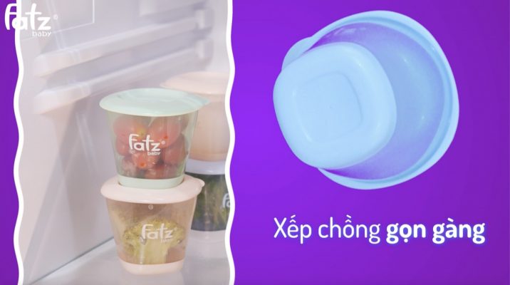 FATZ - BỘ 3 CỐC TRỮ THỨC ĂN DẶM FB0060N