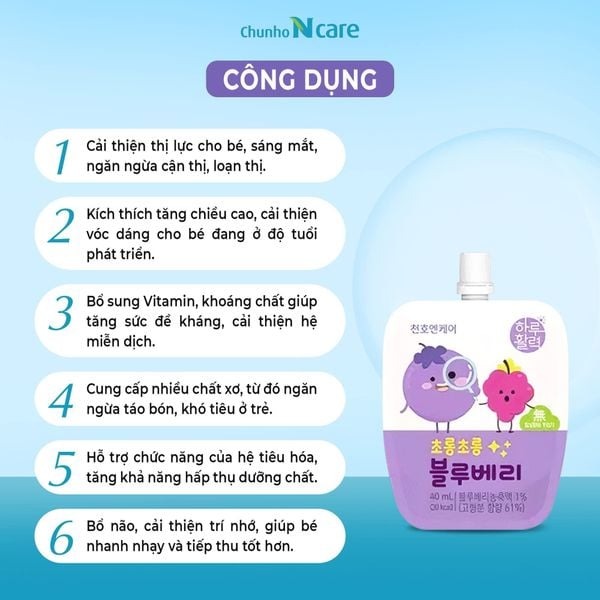 CHUNHO - 2Y+NƯỚC ÉP VIỆT QUẤT BỔ NÃO