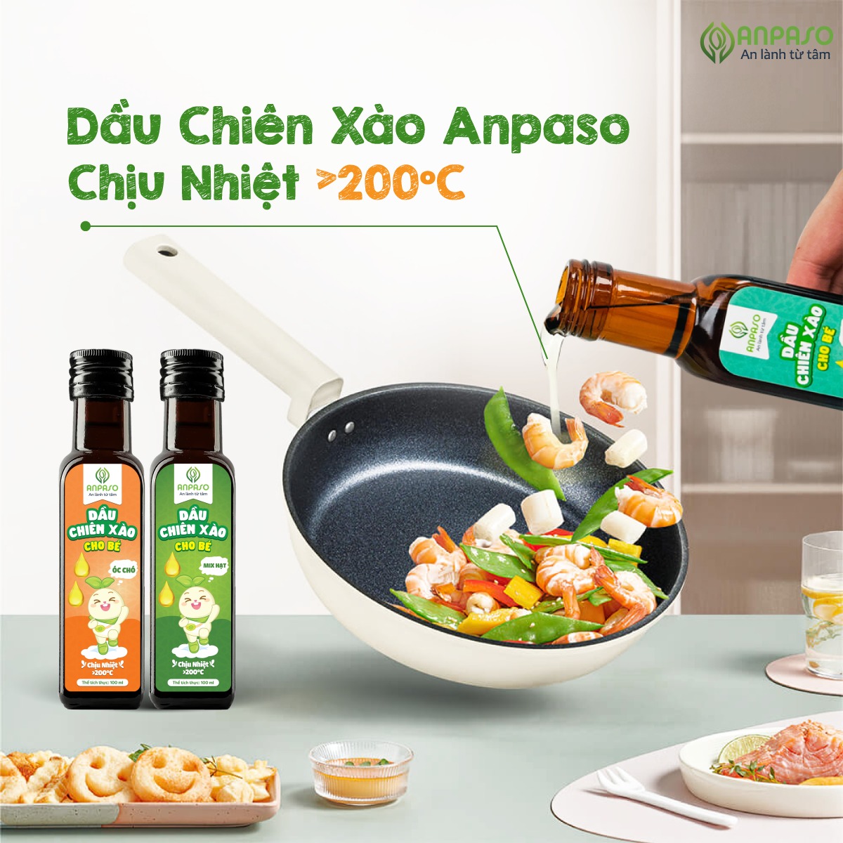 ANPASO - 6M+DẦU CHIÊN XÀO