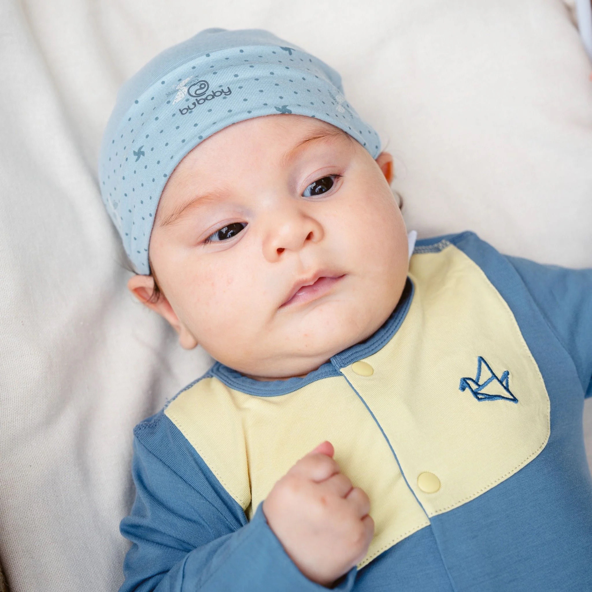 BUBABY - Mũ tròn Bambus in chong chóng