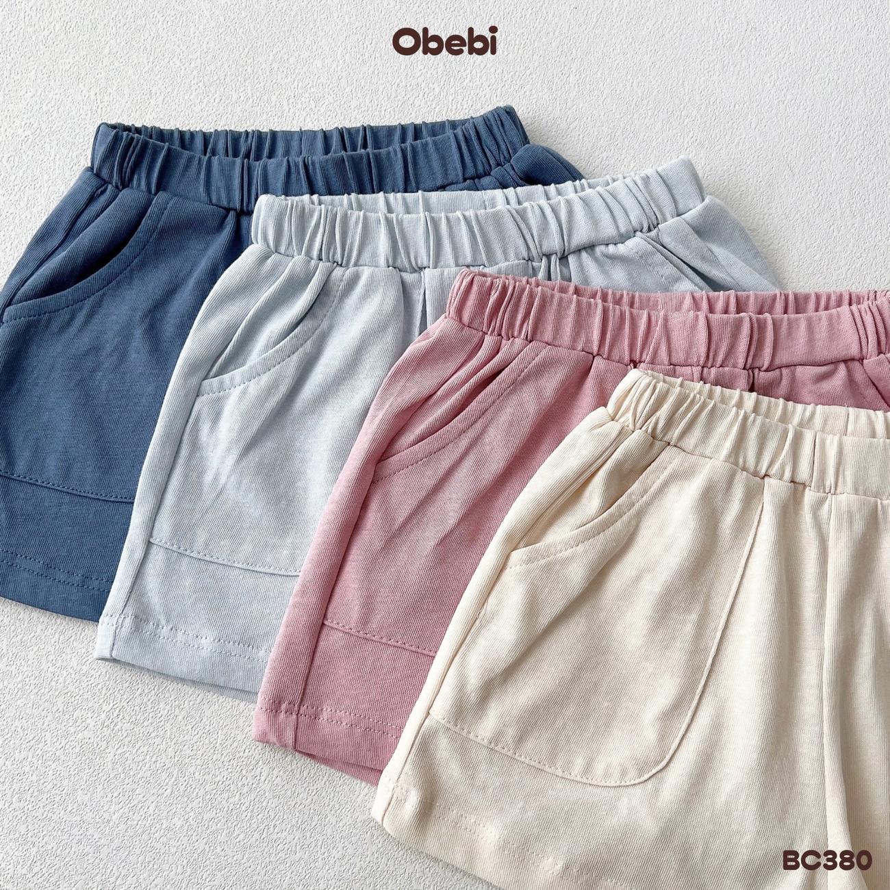 OBEBI - Bộ cộc trẻ em mùa hè tay rơi khỏe khoắn OBEBI (66-120)