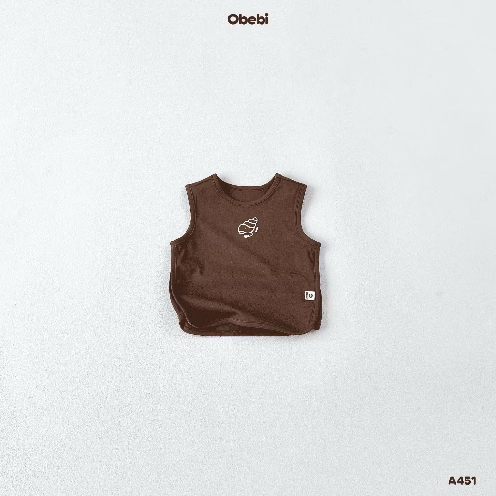OBEBI - Áo ba lỗ cotton in hình (66-110)