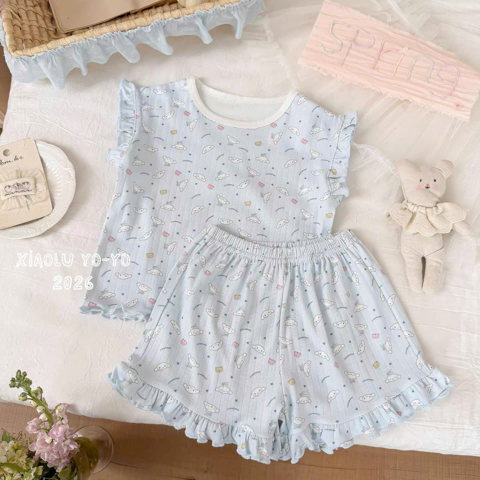 BK - Bộ cộc hoạ tiết bé gái (100-150)