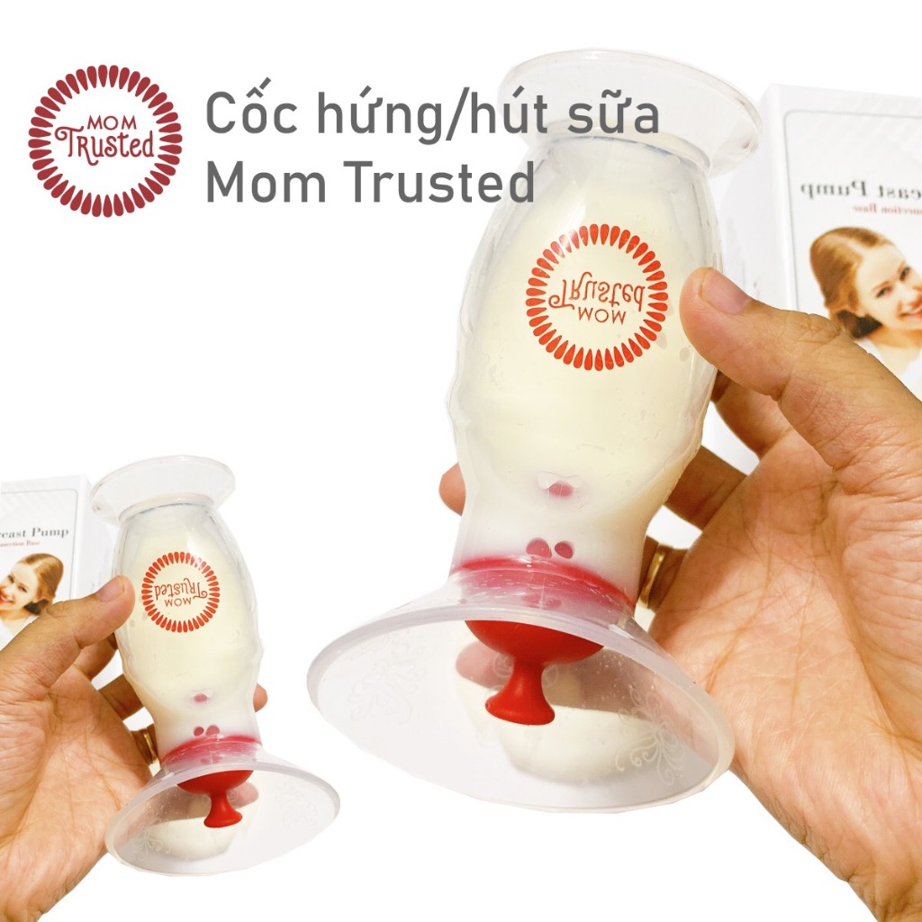 MOMTRUSTED - CỐC HỨNG SỮA SILICONE