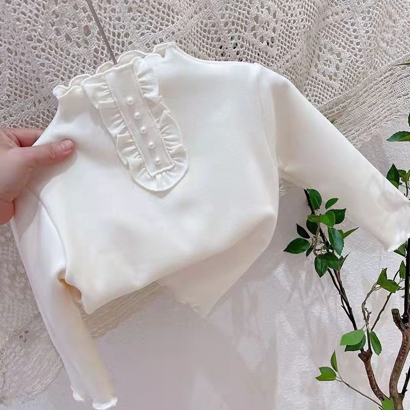 SA Áo nỉ trắng lót lông(100-130)