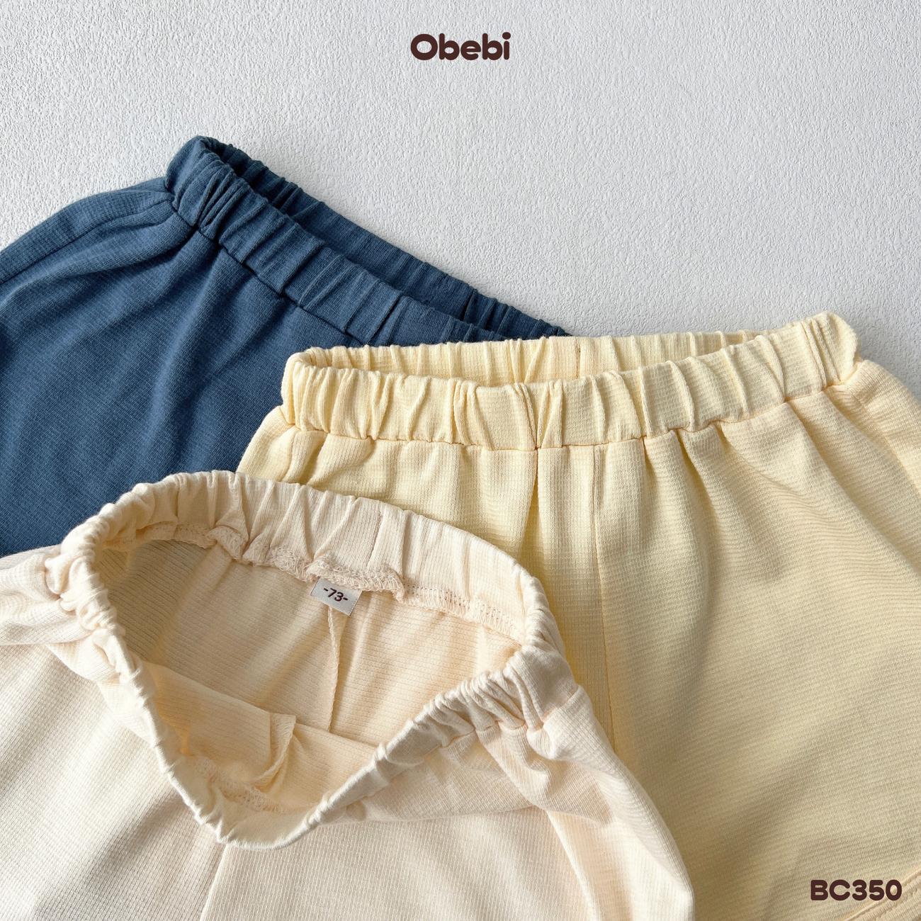 OBEBI - Bộ ba lỗ thêu cây dừa ngộ nghĩnh OBEBI (73-120)