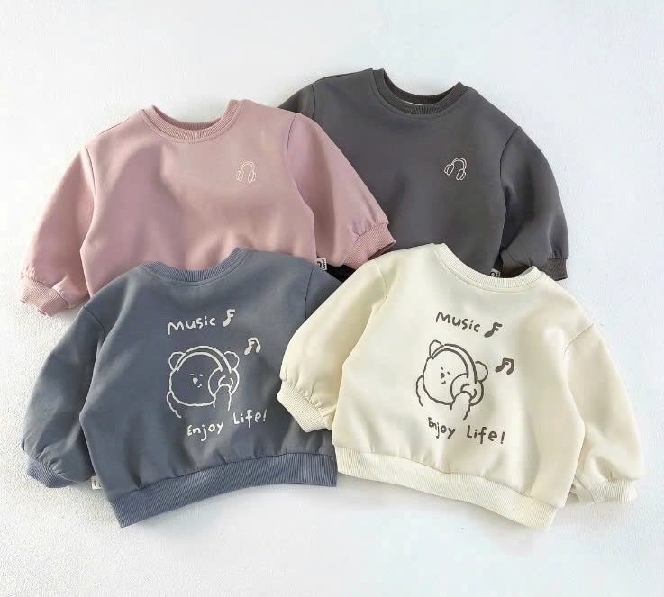 OBB - Áo sweater Gấu tai nghe(66-110)