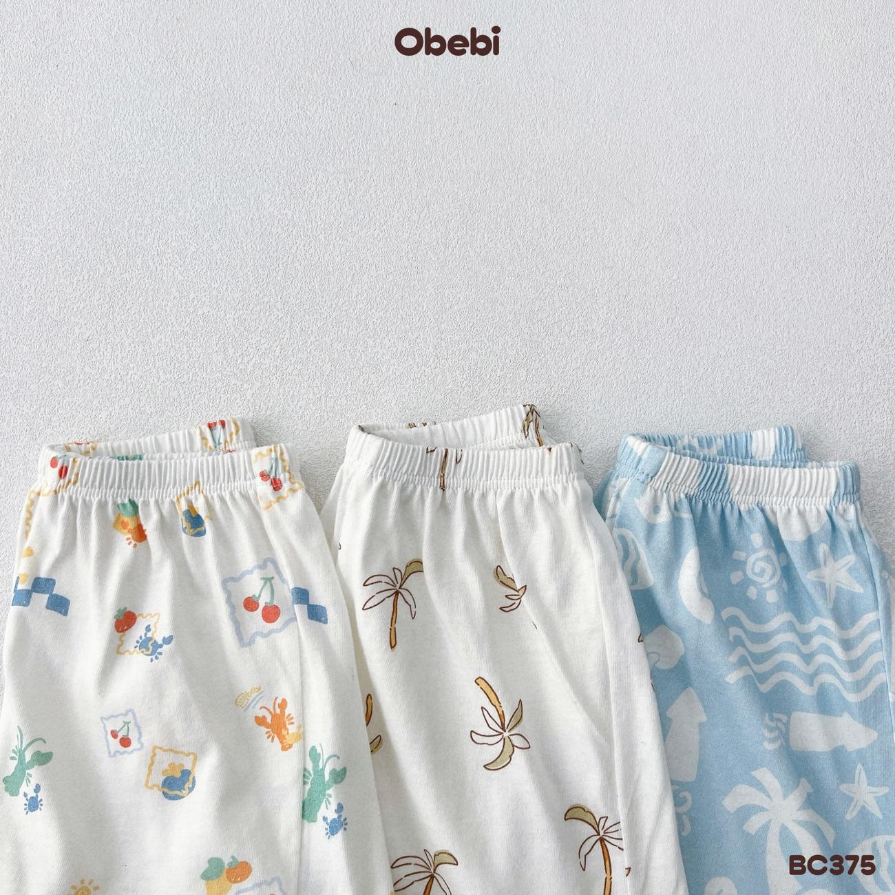 OBEBI - Bộ cộc hoạt tiết biển cả OBEBI (66-120)