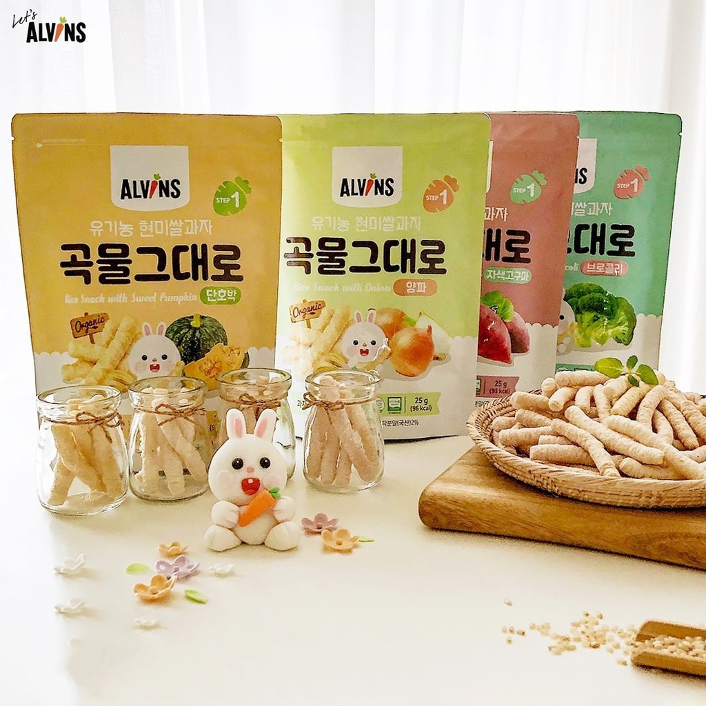 ALVINS - 6M+BÁNH GẠO LỨT HỮU CƠ