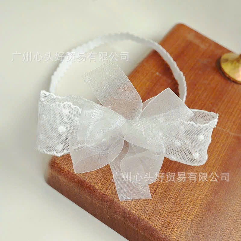 JS - Turban nơ ren kim tuyến