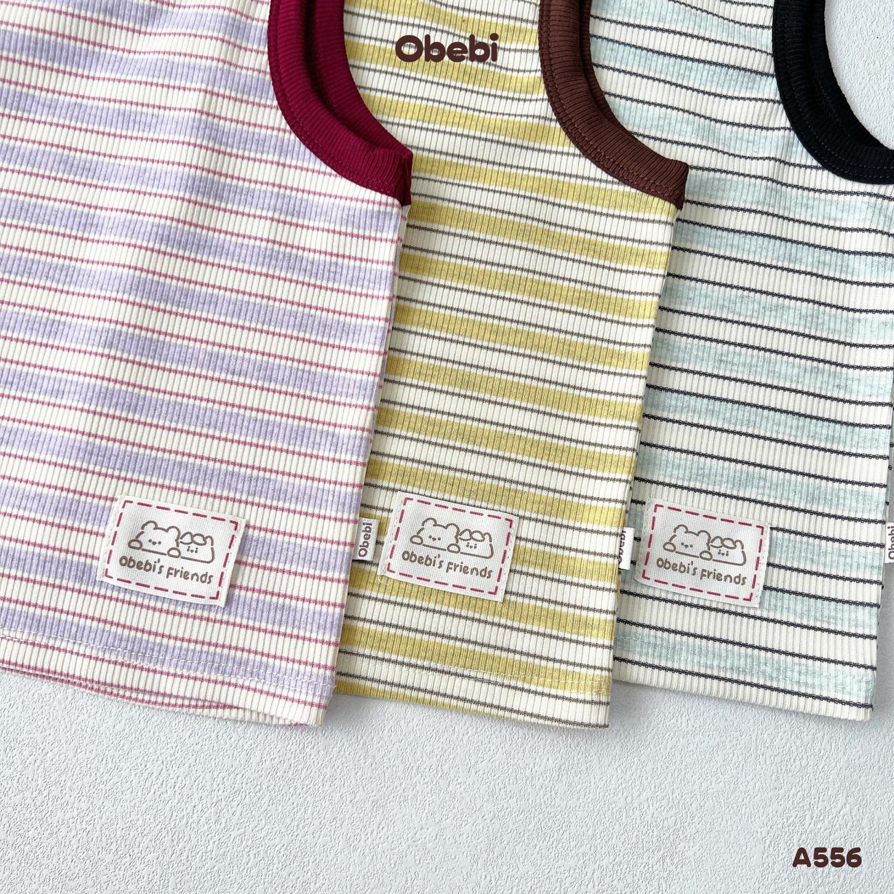 OBEBI - Áo ba lỗ kẻ ngang OBEBI (73-120)