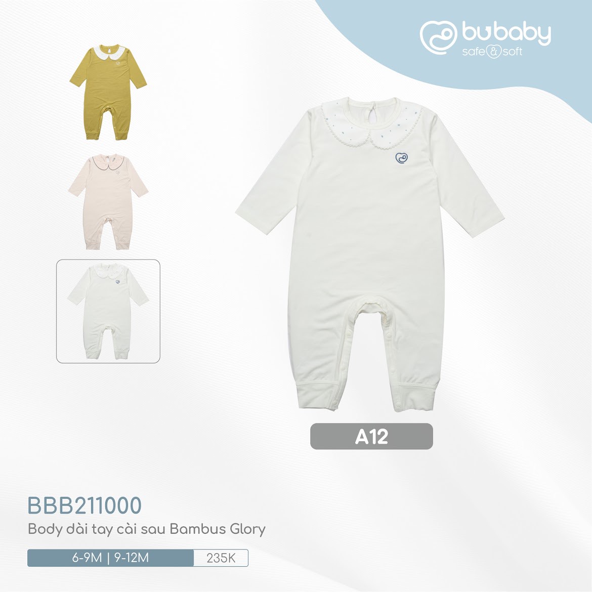 BU Body dài tay CS Bambus Glory(S0-9M)