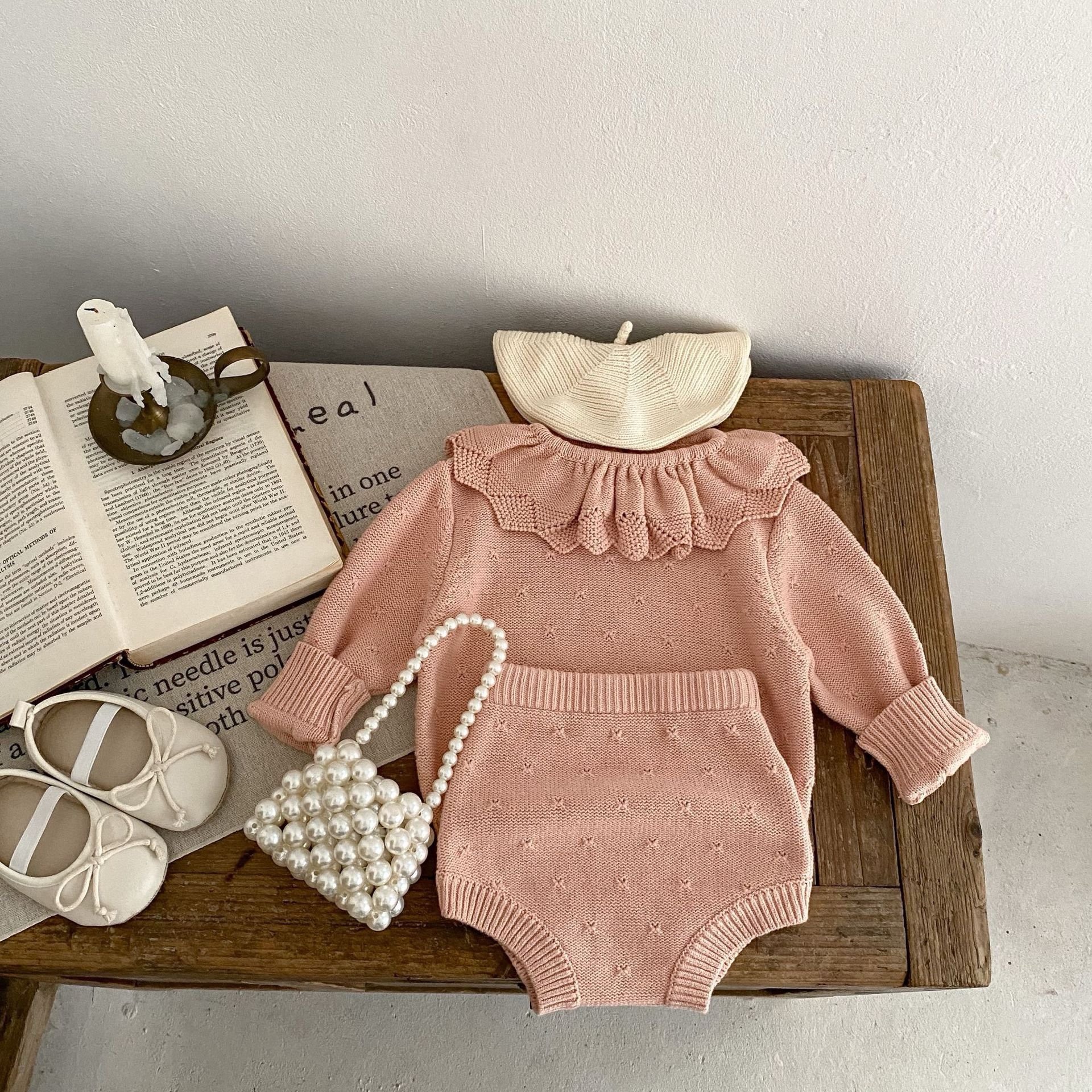 JS Set len hồng áo cổ viền bèo(66-80)