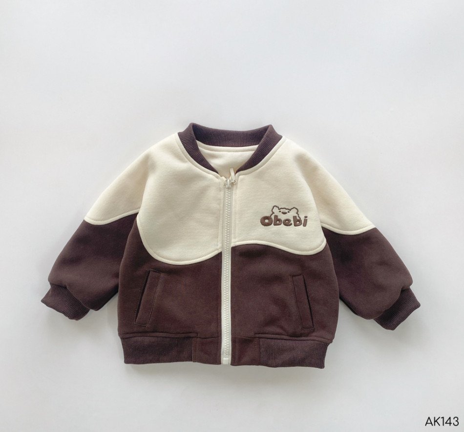 OBB Áo bomber nỉ kem chảy(73-100)