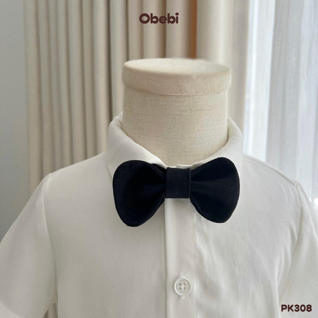 OBEBI - Nơ đeo cổ có dây chun điều chỉnh OBEBI