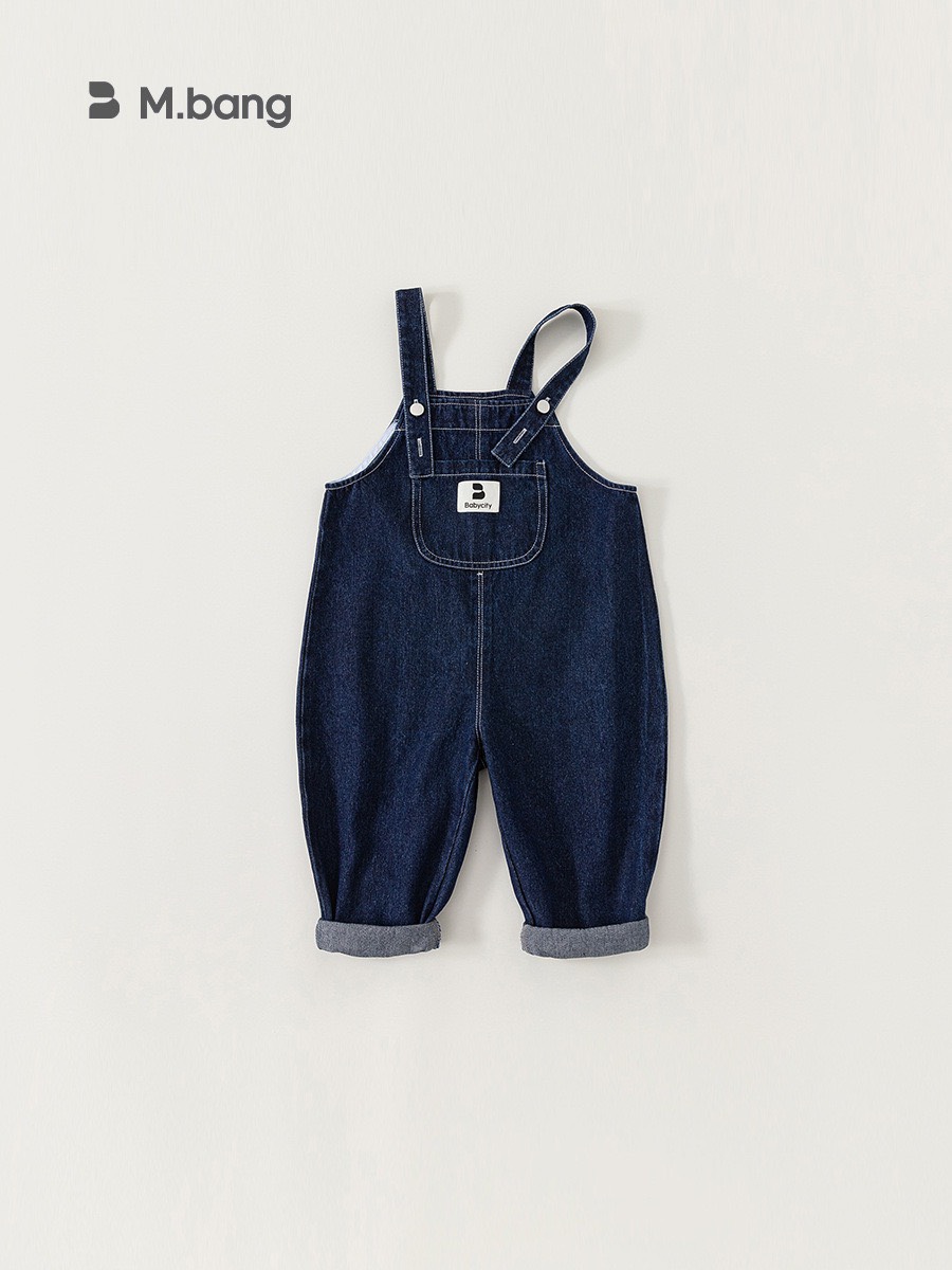 LB - Jean yếm denim túi bụng Babycity (80-140)